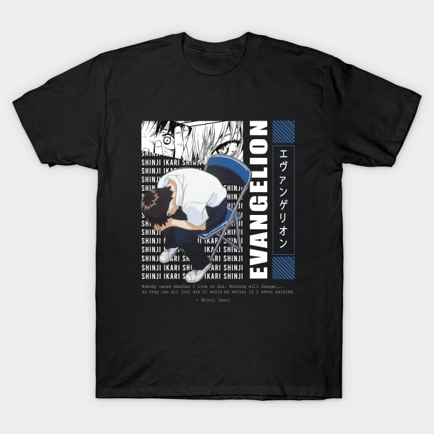 The End Of Evangelion - Shinji ikari T-Shirt by Youvokai Wear